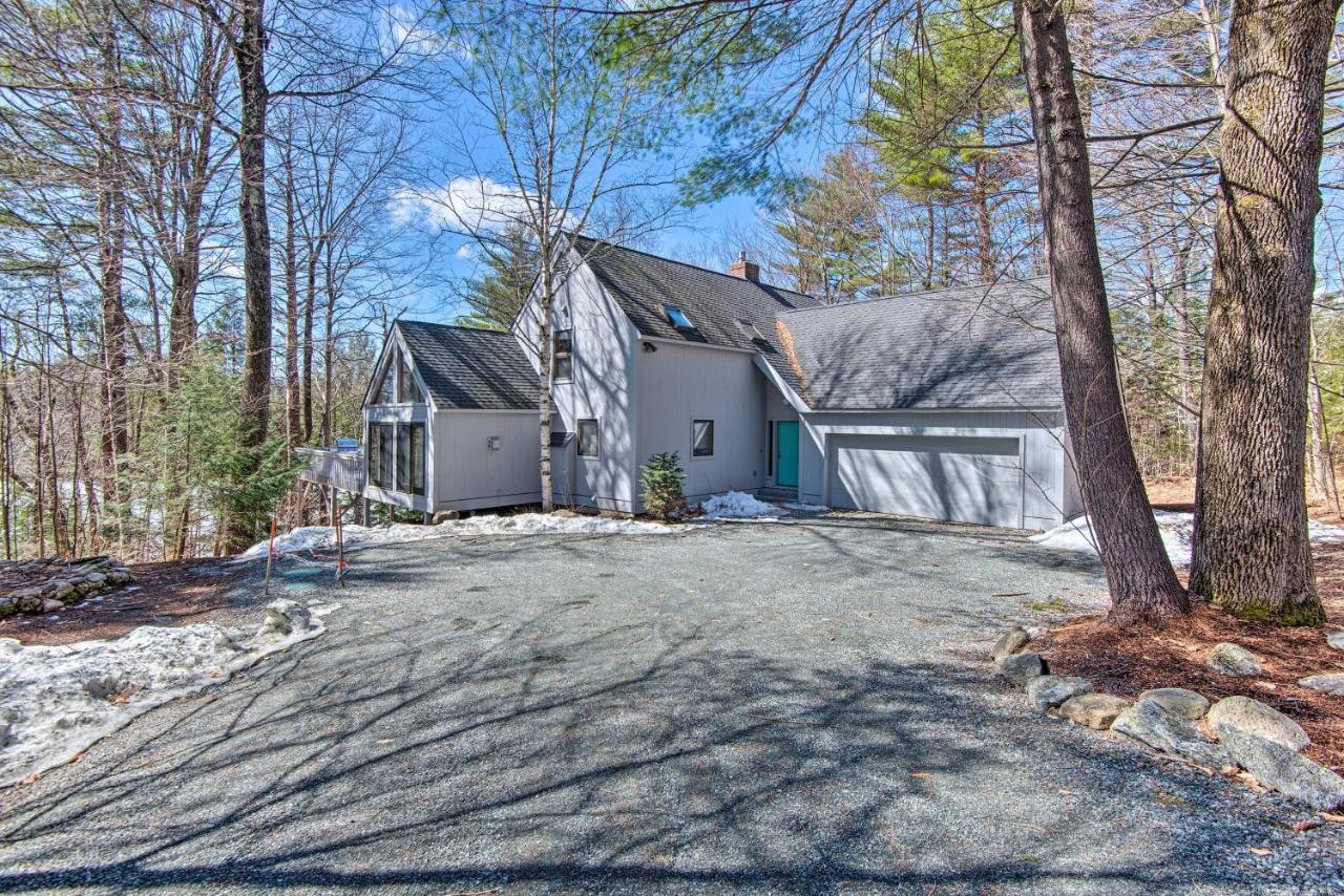 Wooded Waterfront Grantham Home Less Than 10 Mi To Ski! Exterior photo